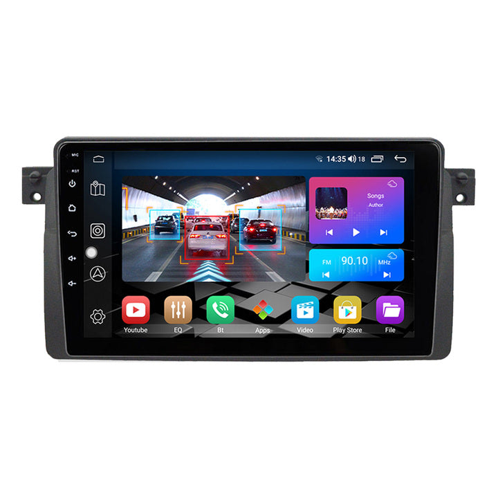 LEHX 4G+WIFI Android 12 Radio de Coche Reproductor Multimedia de Video para BMW E46 M3 318/320/325/330/335 Carplay Estéreo 2 Din Autoradio GPS